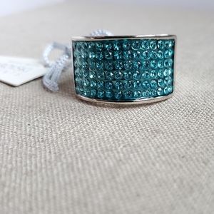 TC by Swarovski Blue Diamond Crystal Ring